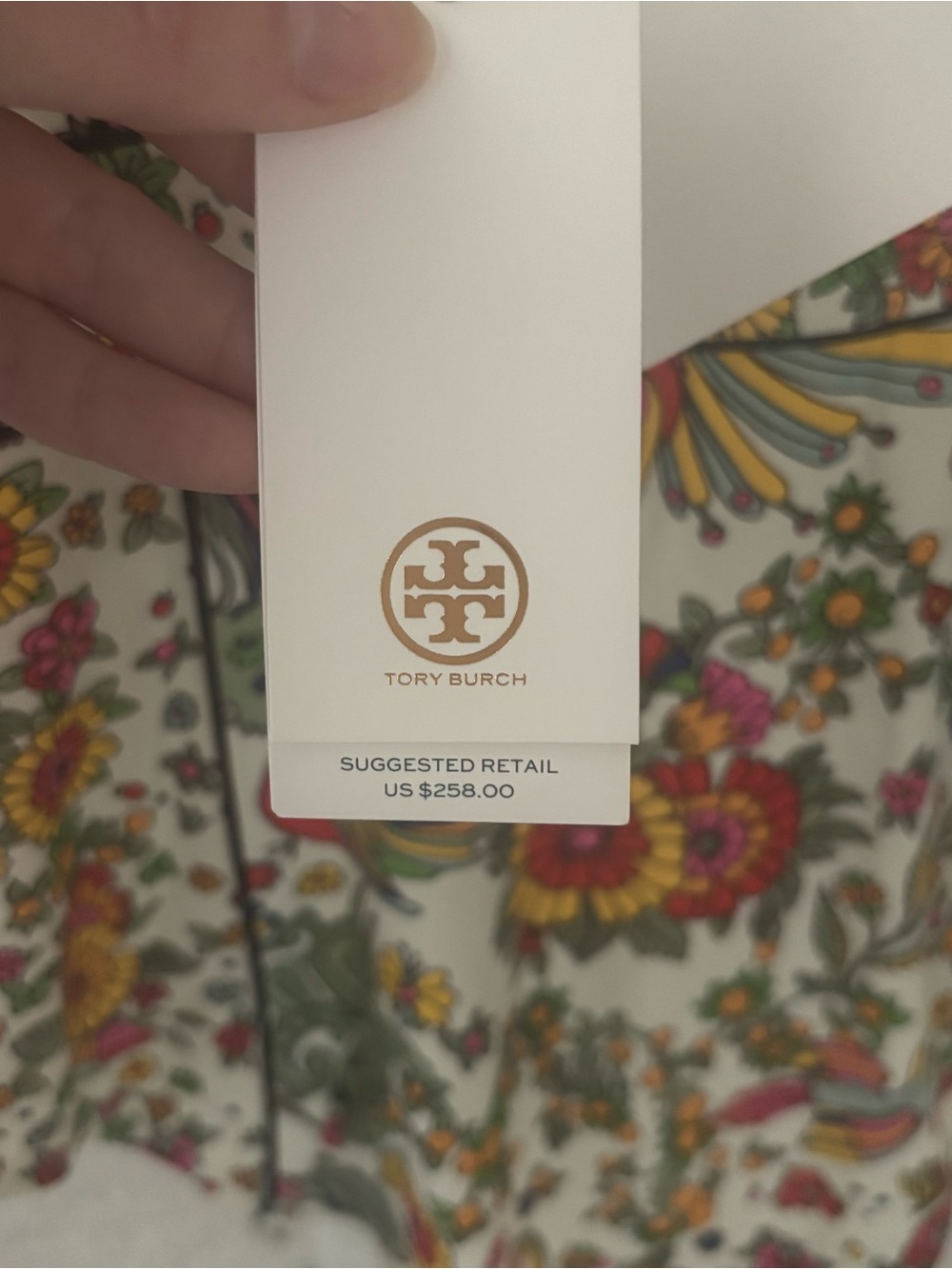 Tory Burch Floral Underwire One-Piece Swimsuit in New Ivory Promised Land Size M - Picture 6 of 11